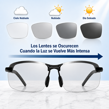 Lentes Fotocromáticos para Trabajadores — Vireloz | Se Ajustan Solos